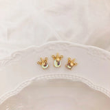 18K Magic Unicorn Necklace Double Ring Chain Jewelry