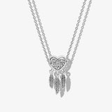 Hot-air Balloon Wing Charm Pendant with Pando Necklace