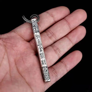 Monkey King Wand Pendant Necklace Personalized Jewelry