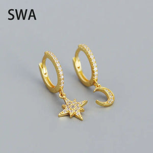 S925 Silver Needle Flower Bow Earrings