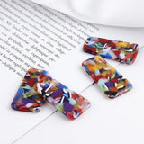 Acetate Acrylic Block Geometric Earrings DIY Jewelry Hand Accessories