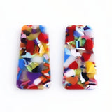 Acetate Acrylic Block Geometric Earrings DIY Jewelry Hand Accessories