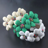 Exaggerated Rhinestone Headband Street Style Hair Accessory
