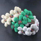 Exaggerated Rhinestone Headband Street Style Hair Accessory