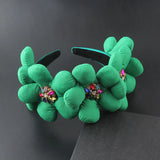 Exaggerated Rhinestone Headband Street Style Hair Accessory
