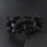 Exaggerated Rhinestone Headband Street Style Hair Accessory