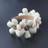 Exaggerated Rhinestone Headband Street Style Hair Accessory