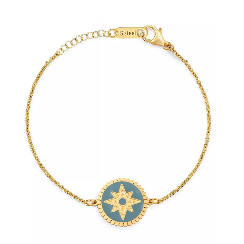 French Retro Stainless Steel Bracelet