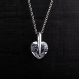 Heart Big Zircon Necklace - The Heart Will Go On