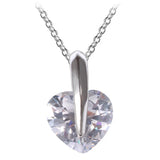 Heart Big Zircon Necklace - The Heart Will Go On