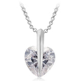 Heart Big Zircon Necklace - The Heart Will Go On