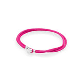 Leather Bracelet with Ball & Barrel Clasp Charm - Fits Europe Beads Snake