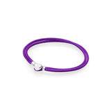 Leather Bracelet with Ball & Barrel Clasp Charm - Fits Europe Beads Snake