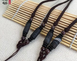 Sardonyx Red Agate Bead Necklace Barrel Lanyard
