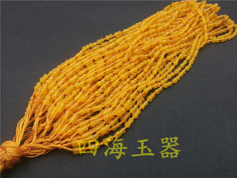 Boutique Huanglongyu Vase Bead Necklace Pendant Rope Braided Rope