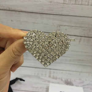 Flash Heart Hairpin Hair Accessory