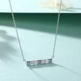 Zircon 925 Silver Pendant Necklace