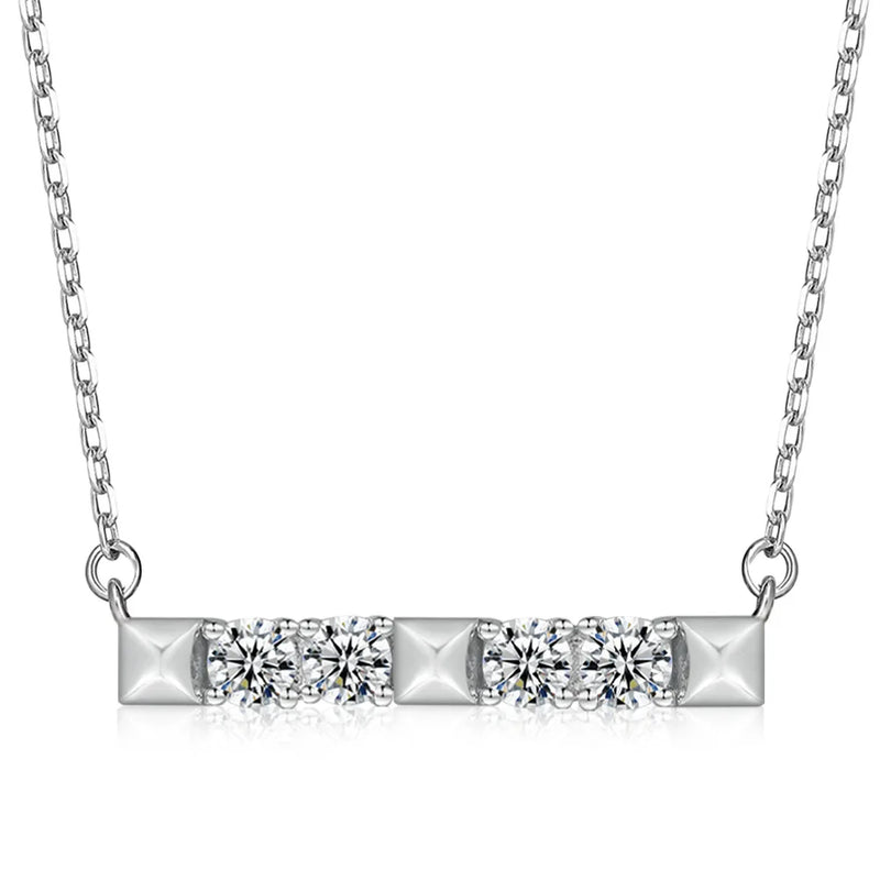 Zircon 925 Silver Pendant Necklace