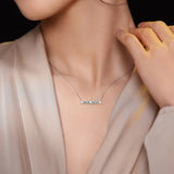 Zircon 925 Silver Pendant Necklace