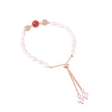 Pearl Bracelet Strawberry Moonstone Crystal String