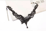 Lady Butterfly Lace Necklace Short Chain