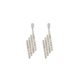 Korea Hot Drop Earrings Full Drill Versatile Female Earrings