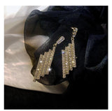 Korea Hot Drop Earrings Full Drill Versatile Female Earrings