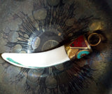 Tibet Wolf Teeth Bone Carving Pendant