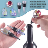 Round Diamond Epoxy Resin Mold for Drawer Handle Wine Bottle Stopper Decoration