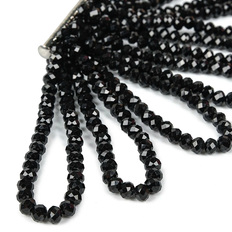 Glass Beads 4*6mm For DIY Glass Multi-layer Bracelet Making
