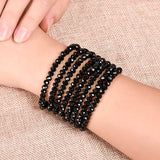 Glass Beads 4*6mm For DIY Glass Multi-layer Bracelet Making