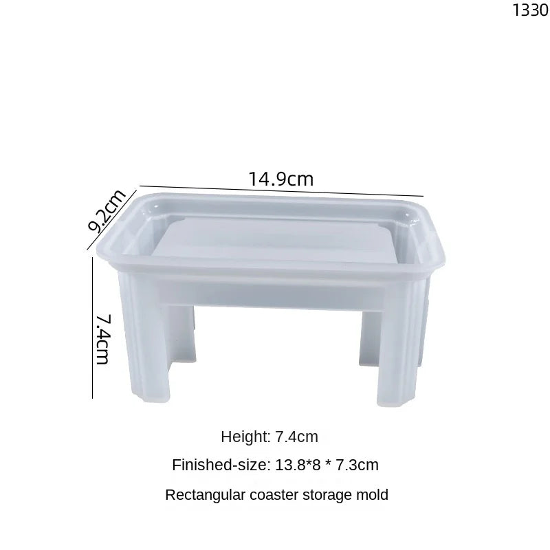 Epoxy Resin Silicone Mold for DIY Coaster Table