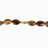 Tiger Eyes Stone Necklace - Yellow and Black