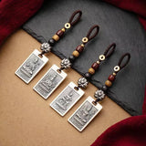 Zodiac Sign Buddha Hanging Ornaments for Car Keys