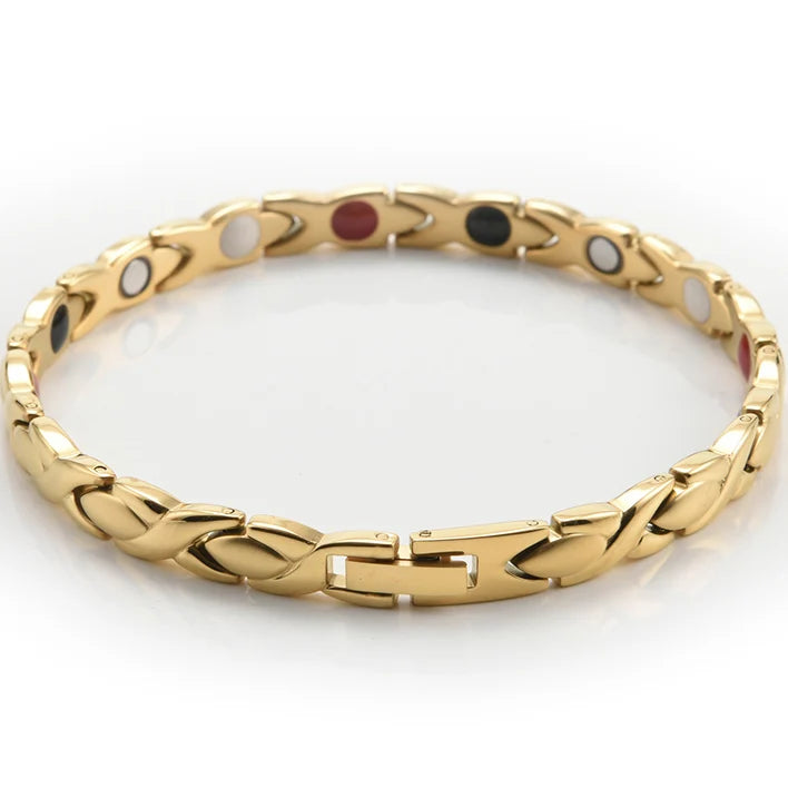 Magnetic Bracelet for Men 7MM Stainless Steel Armband Couple Bracelets