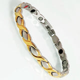 Magnetic Bracelet for Men 7MM Stainless Steel Armband Couple Bracelets