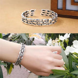 Fish Year S999 Ladies Silver Bracelet Open Bangles Gift