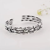 Fish Year S999 Ladies Silver Bracelet Open Bangles Gift