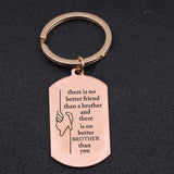 Brother Keychain - No Better BROTHER Than You - Gift Charm Jewelry