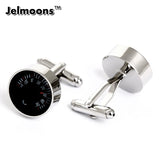 Thermometer Cufflinks Silver Plated Mens
