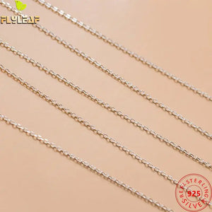 925 Sterling Silver Cross Chain for DIY Bracelet Necklace