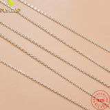 925 Sterling Silver Cross Chain for DIY Bracelet Necklace