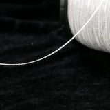 925 Sterling Silver Cross Chain for DIY Bracelet Necklace