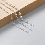 925 Sterling Silver Cross Chain for DIY Bracelet Necklace