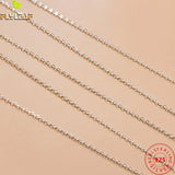925 Sterling Silver Cross Chain for DIY Bracelet Necklace