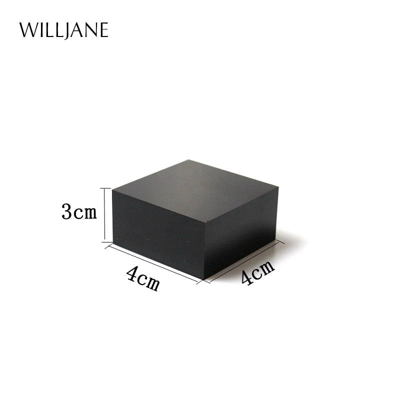 Acrylic Solid Riser Stamping Block Jewelry Display