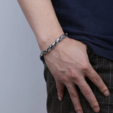 Thick Bracelet Thai Silver Handiwork Personality Retro Gift Tide Male Style