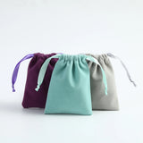 Velvet Jewelry Bag for Wedding Party Earrings Bracelets
