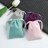 Velvet Jewelry Bag for Wedding Party Earrings Bracelets