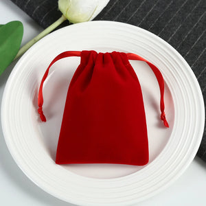 Velvet Jewelry Bag for Wedding Party Gift Pouch Earring Organizer